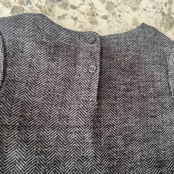 Gap grey heeringbone dress sz 4 - Picture 5 of 5